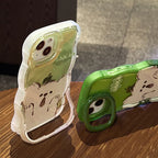 Q107 - Cute Shock Puppy Phone Case With Rotating Stand