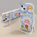 Q111 - Cute Sheep Oil Painting Phone Case With Rotating Stand