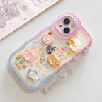 Q114-A - Cute 3D Bear Phone Case With Rotating Stand