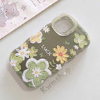 Q108 - Cute Floral Phone Case With Rotating Stand