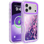 3IN1 OTT Heavy Duty Glitter Liquid Quicksand Box Phone Case For iPhone 18 17Air 16 15 14 Pro Max Military Grade Shockproof Cover - Q119