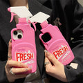 Stereo Cleaner 3D Cute Soft Silicone Case for IPhone 15 14 13 12 16 17 Pro Max 11 15Pro i17 I Phone Shockproof Cover Accessories