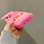 Stereo Cleaner 3D Cute Soft Silicone Case for IPhone 15 14 13 12 16 17 Pro Max 11 15Pro i17 I Phone Shockproof Cover Accessories