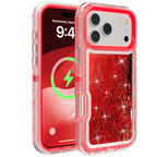 3IN1 OTT Heavy Duty Glitter Liquid Quicksand Box Phone Case For iPhone 18 17Air 16 15 14 Pro Max Military Grade Shockproof Cover - Q119