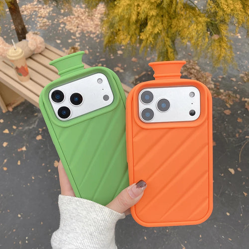 3D Water Bottle Phone Case For iPhone 12 13 14 15 16 Plus 17 Pro Max Fashion Shockproof Soft Silicone Cover