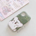 Q107 - Cute Shock Puppy Phone Case With Rotating Stand